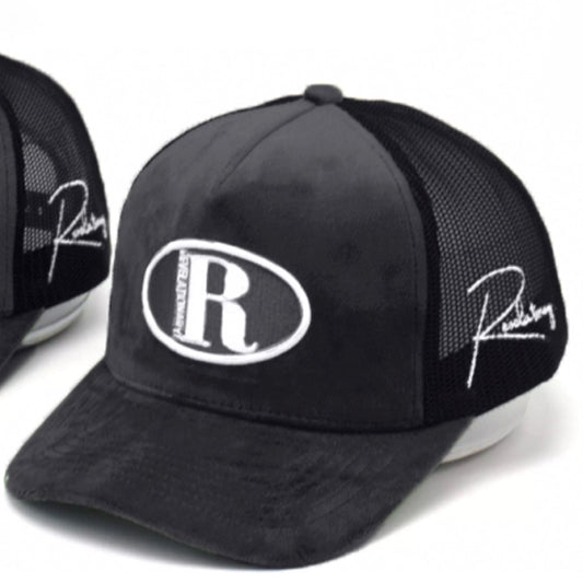 REVELATIONARY GOD SUEDE HAT - DRK. GRAY