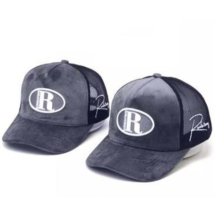 REVELATIONARY GOD SUEDE HAT - GRAY