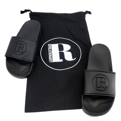 R LOGO SLIDES - BLACK