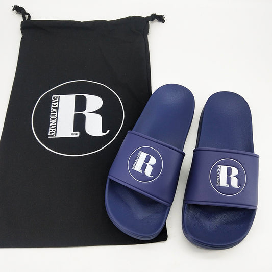 R LOGO SLIDES - NAVY